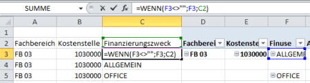 Zellenbeschriftungen per Wenn Funktion erweitern Zellenbeschriftungen per Wenn Funktion erweitern