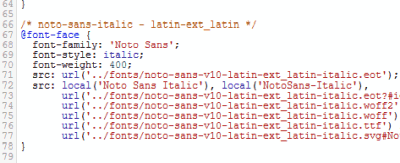Child Theme mit CSS um Google Fonts lokal einzubinden Child Theme mit CSS um Google Fonts lokal einzubinden